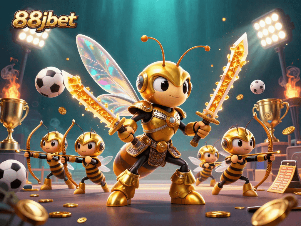 Experience high-stakes action with 88jbet’s dynamic gambling scene featuring vibrant, immersive 3D elements