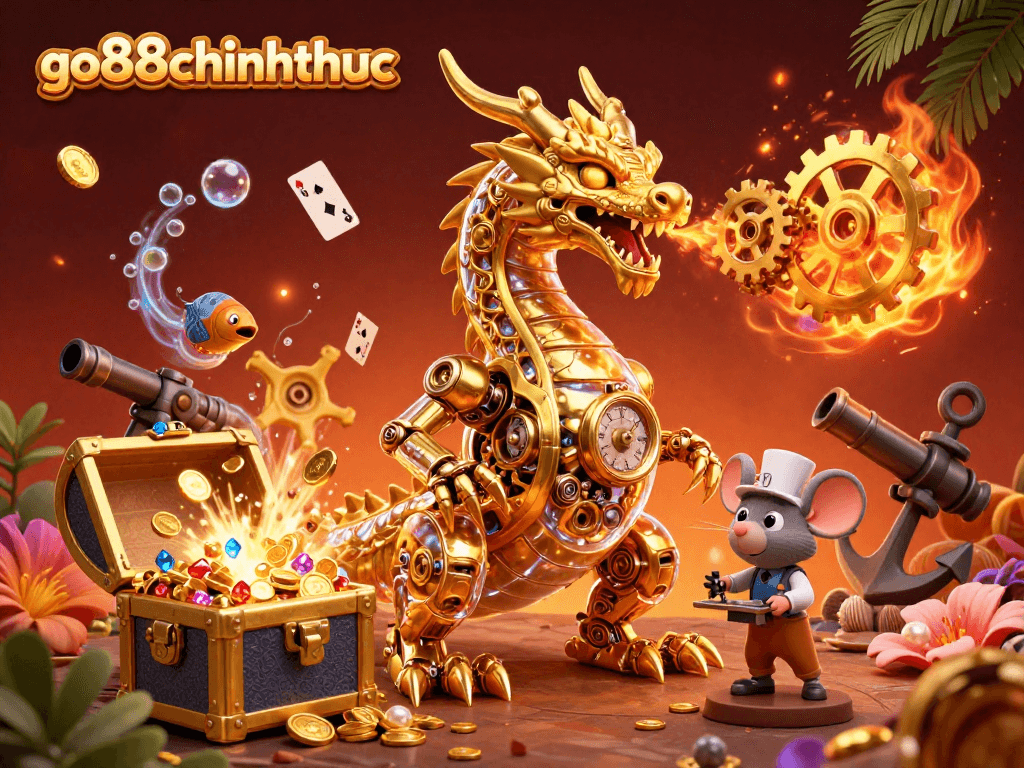 Experience the thrilling magic of go88chinhthuc with a golden dragon and engaging gaming elements.