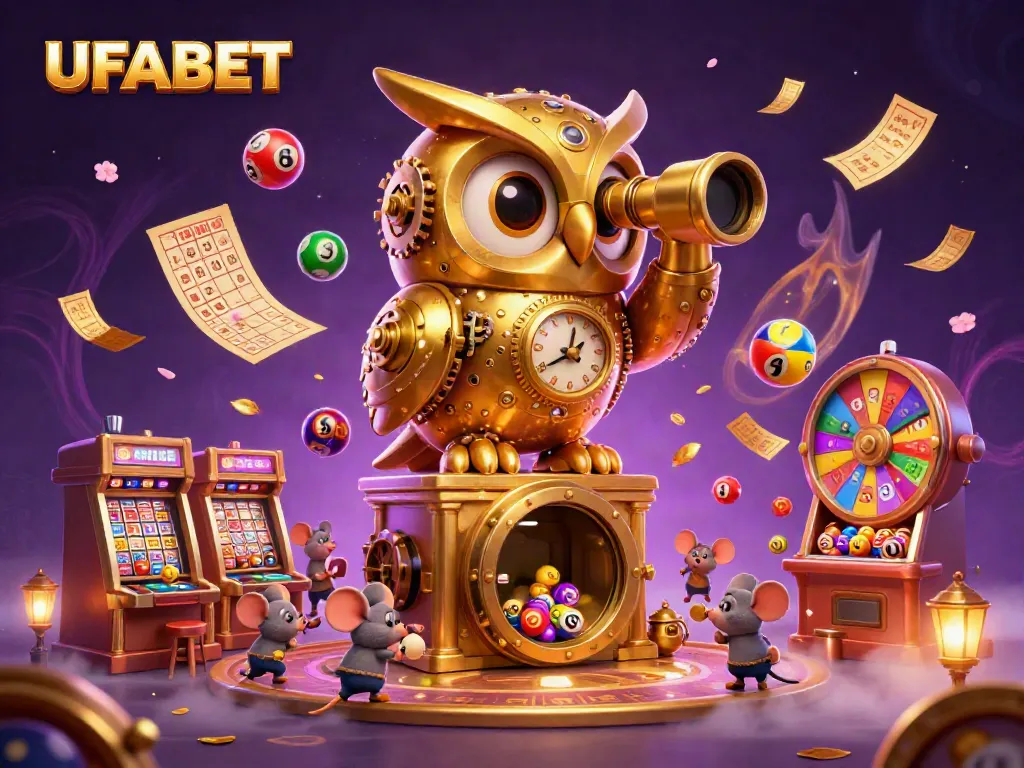 Experience thrilling excitement at UFABET casino with dynamic games and playful characters.