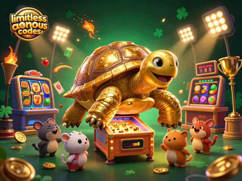 Experience thrilling gameplay with limitless casino bonus codes in this 3D illustration of a vibrant casino scene.