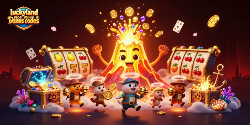 Experience thrilling moments with luckyland slots bonus codes, featuring dynamic treasure scenes and exciting gameplay.
