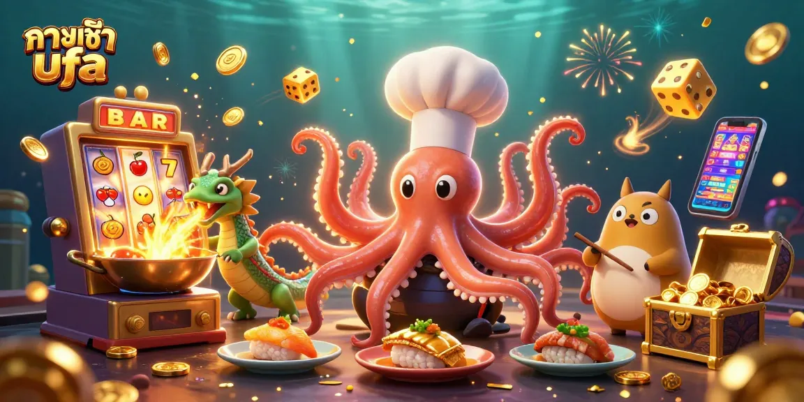 Play exciting games at ทางเข้าufa as a sushi chef octopus crafts golden dishes. Enjoy the thrill of jackpots!