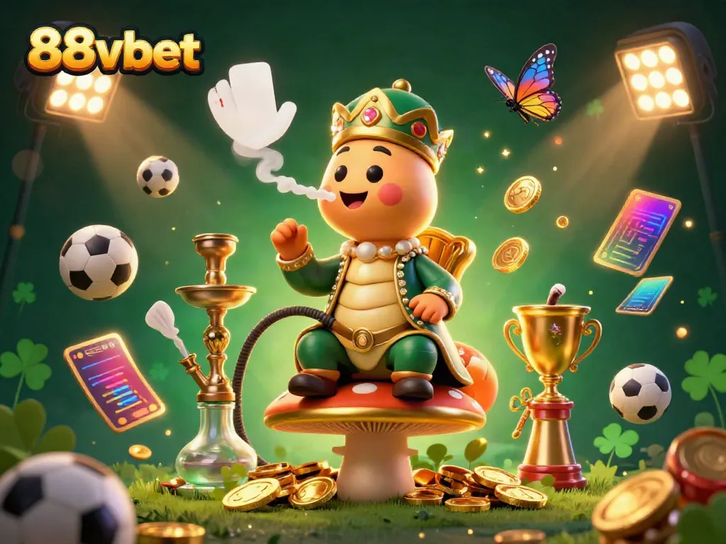 Experience thrilling action with 88vbet and a dynamic sports scene featuring colorful characters.