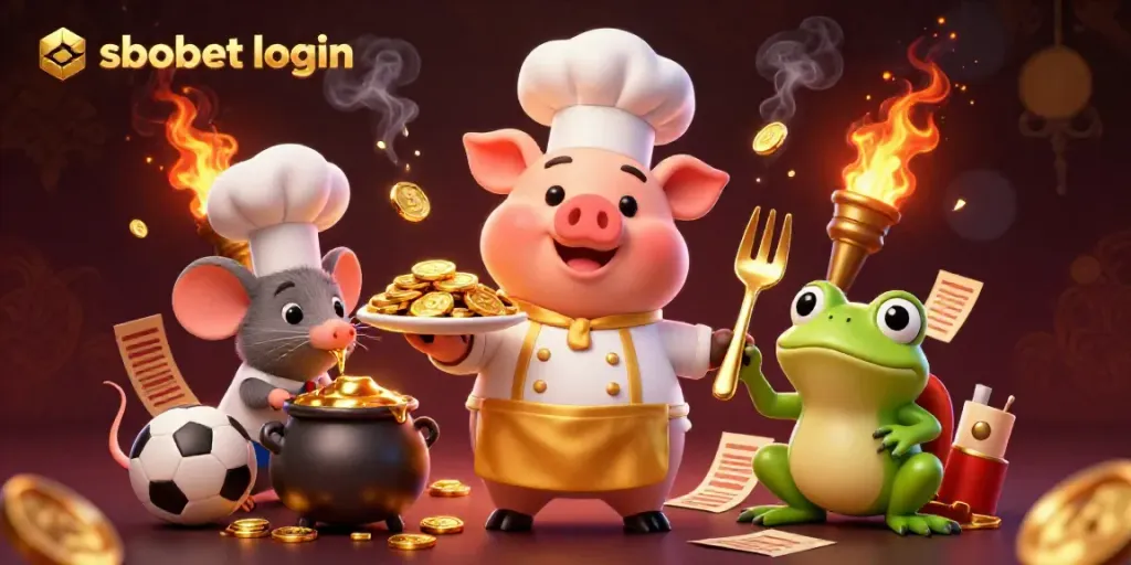 Experience sbobet login with our exciting sports betting scene featuring fun characters and dynamic game elements.