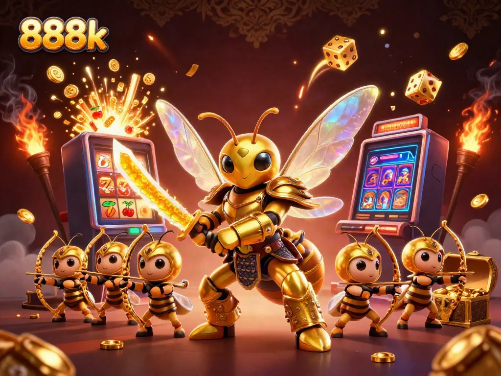 Get ready to win big with 888k's vibrant casino scene featuring a dynamic jackpot.