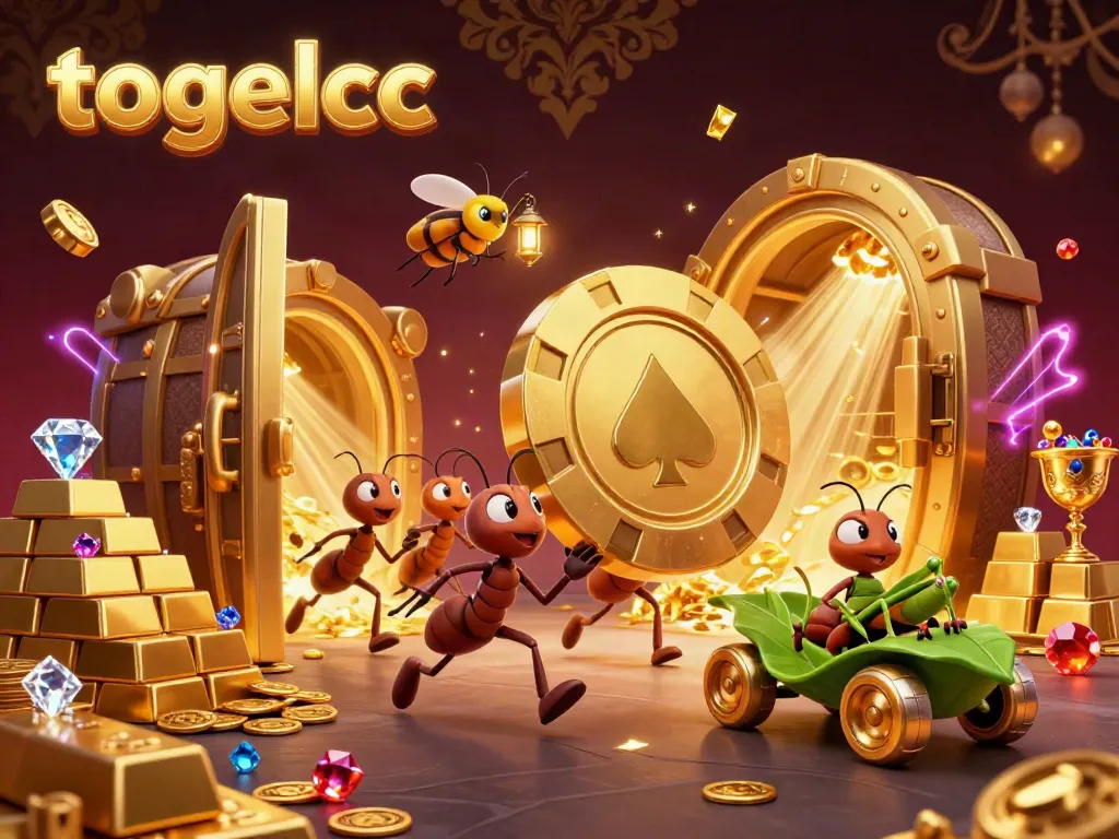 Join the heist with atmospheric gaming elements in this exciting togelcc illustration.