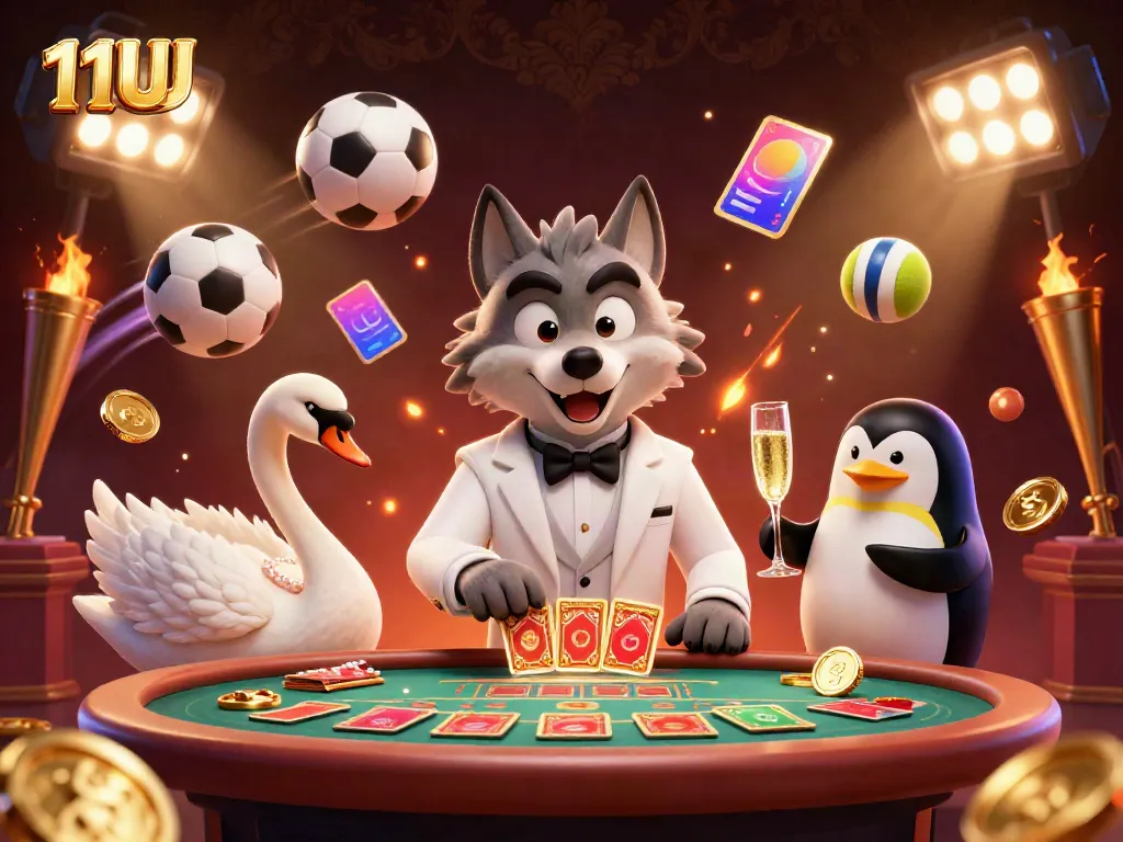 11UU delivers thrilling baccarat action with dynamic 3D characters and casino elements.