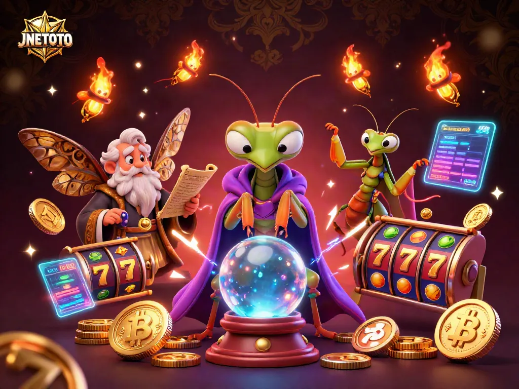 Engage in dynamic gaming excitement with JNETOTO's thrilling slot reels and mystical characters.
