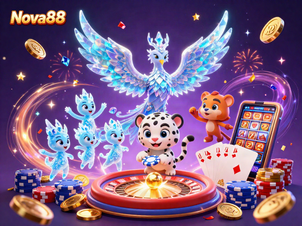 Nova88 menyediakan pengalaman perjudian luar biasa dengan phoenix ais berkilau dan item kasino menarik.