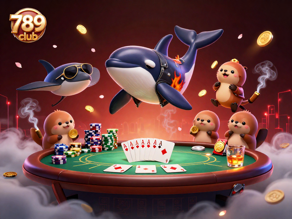 Experience thrilling casino action at 789club with sea characters and poker elements.