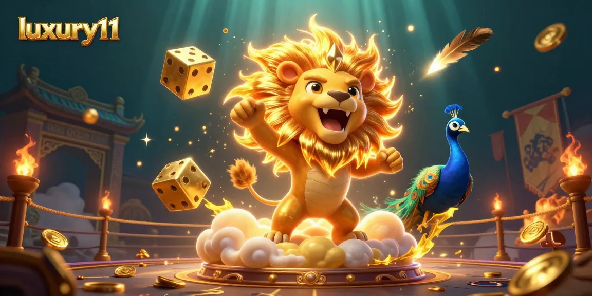 Enjoy thrilling casino action with luxury111 in a vibrant 3D illustration filled with dynamic elements.