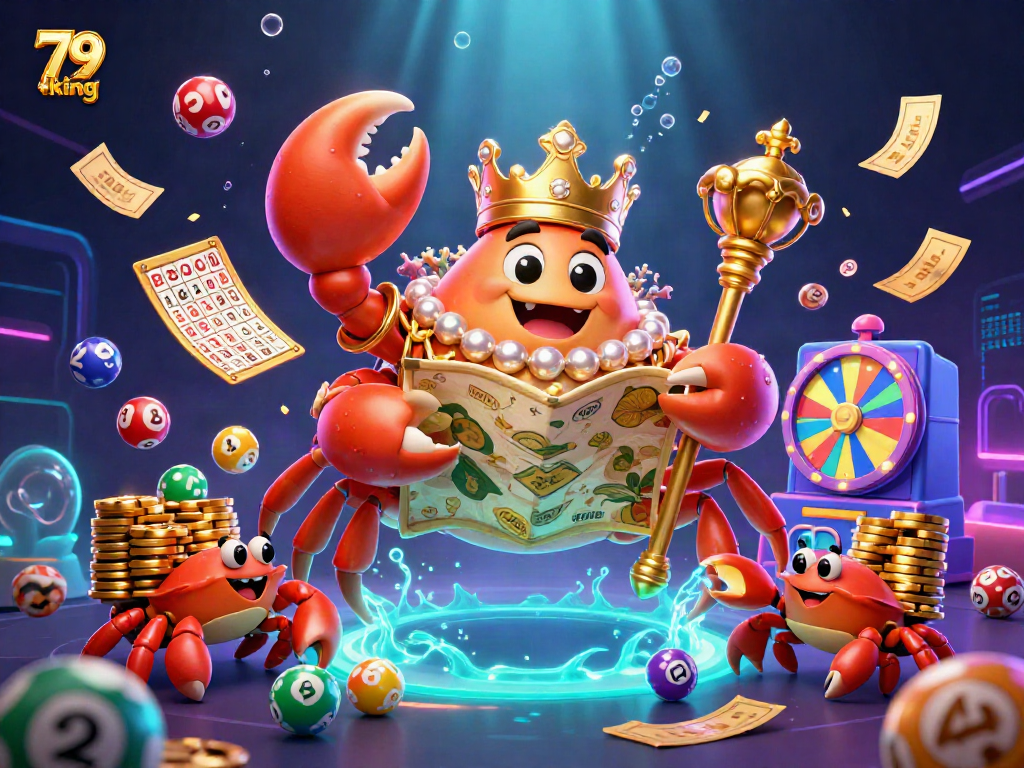 Experience the thrill of victory with 79 king in a vibrant gambling scene featuring dynamic characters.