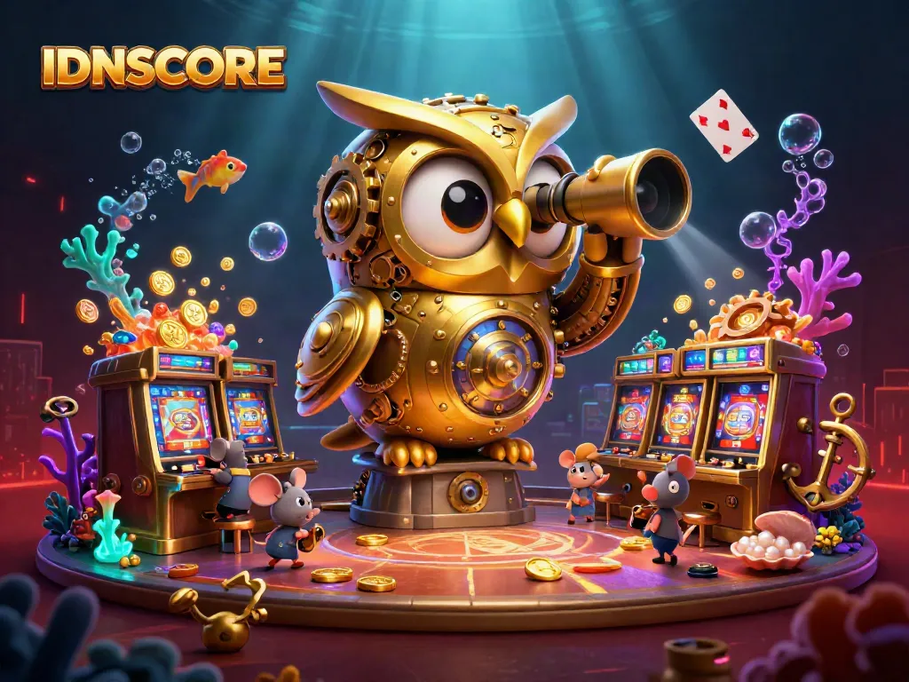 Experience IDNSCORE’s thrilling casino atmosphere with vibrant 3D visuals and dynamic gameplay.