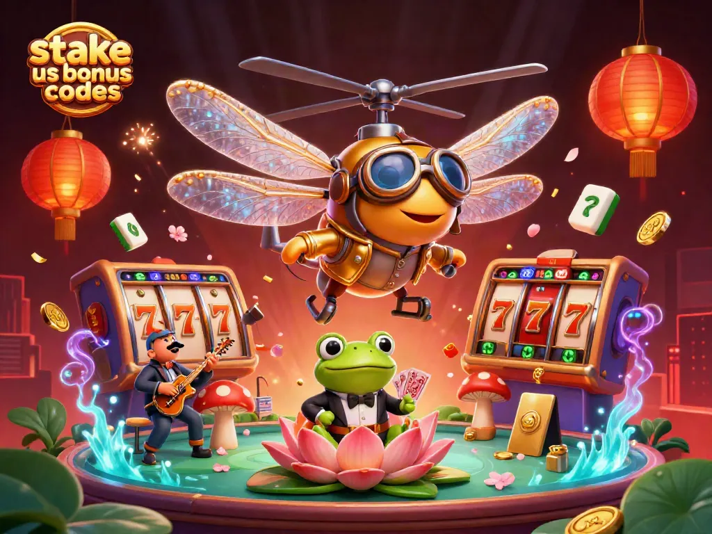 Experience exhilarating play with stake us bonus codes at a vibrant lily pad casino.