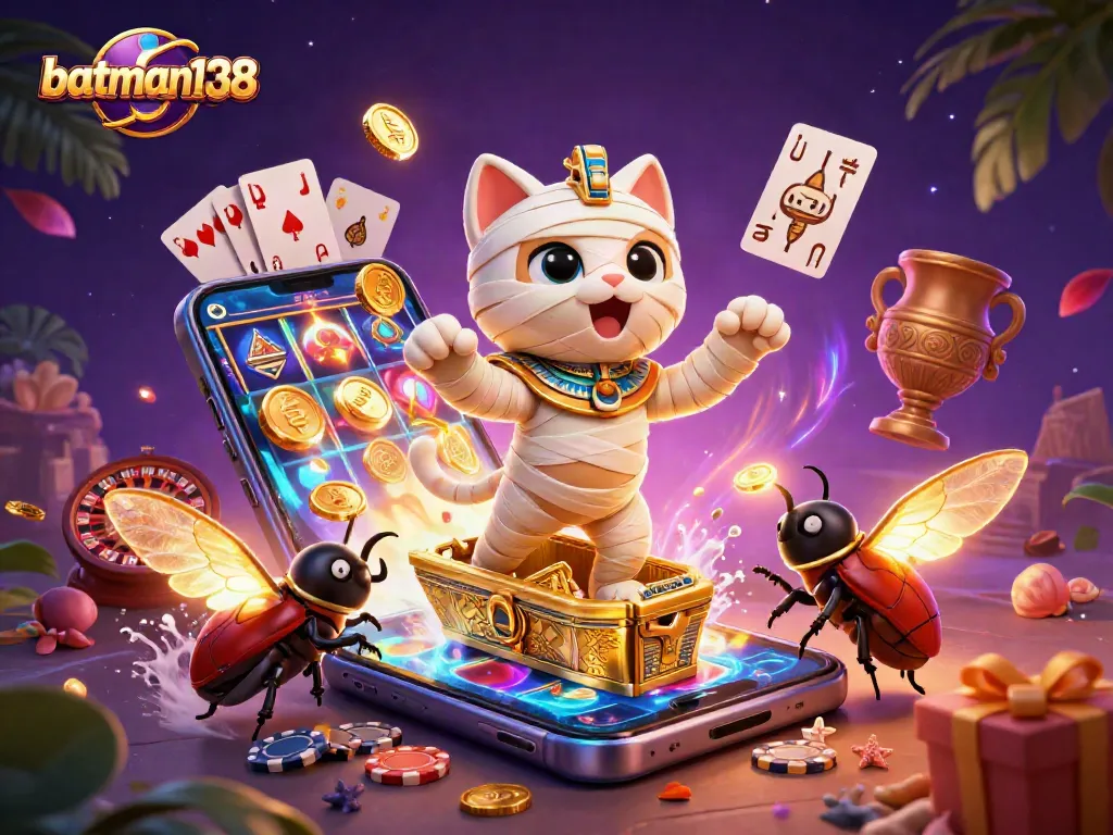 Engage in thrilling gameplay at batman138 with captivating 3D casino art featuring dynamic characters and slot games.