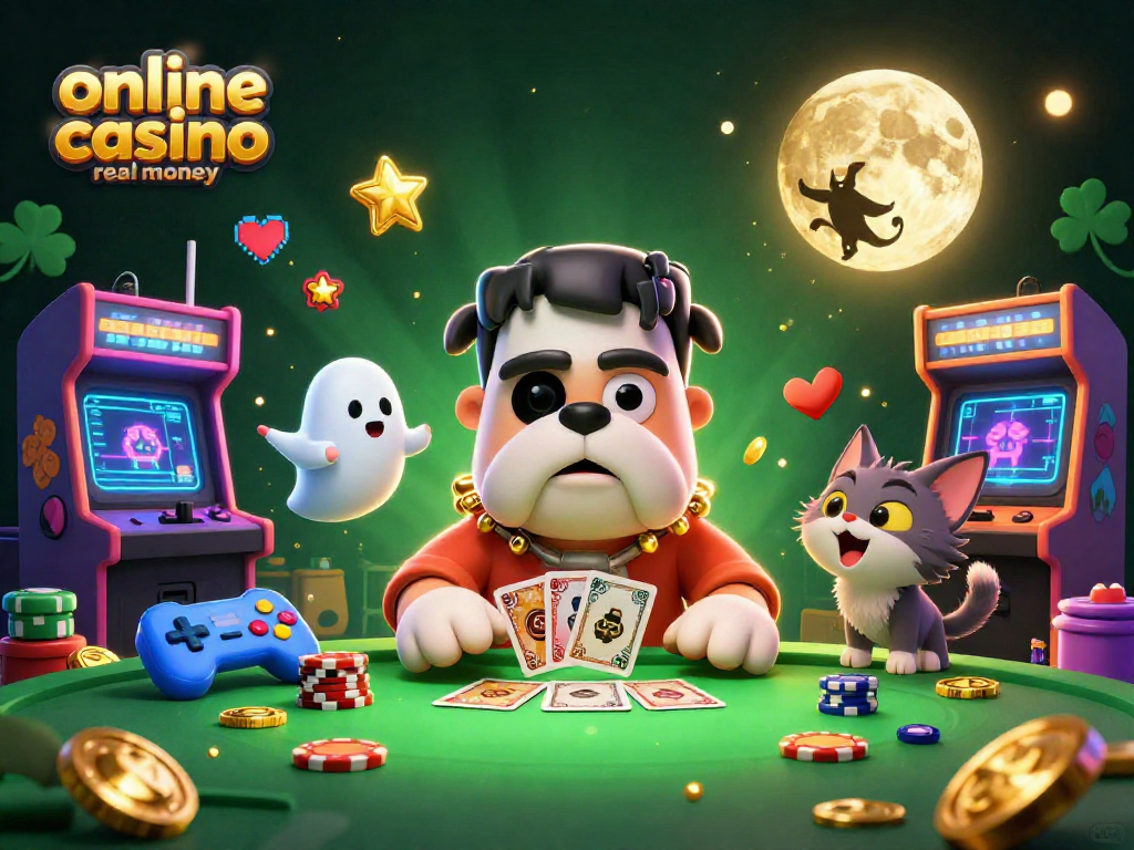 Engage in thrilling gameplay at the online casino real money, featuring vibrant characters and rich visuals.