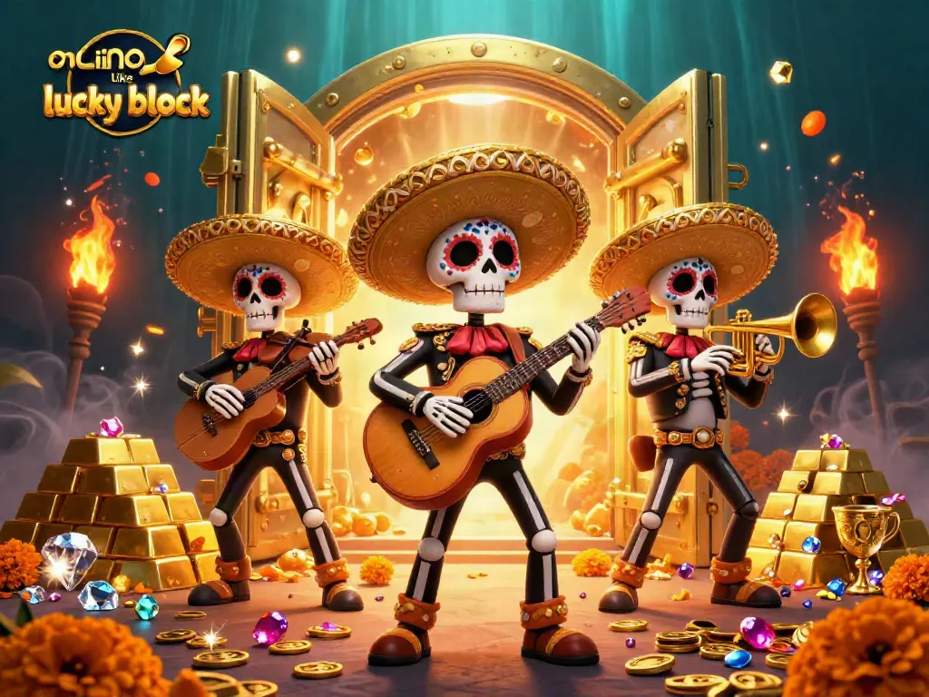 Engage with online casinos like Lucky Block and discover vibrant casino themes with a mariachi band.
