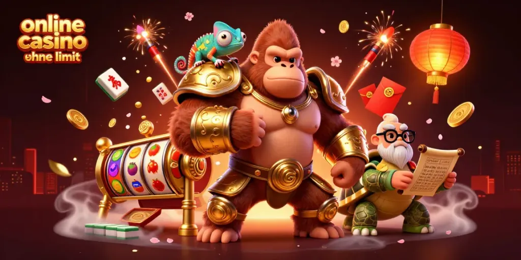 Engage in the excitement of online casino ohne limit with vibrant 3D characters and dynamic gaming elements.