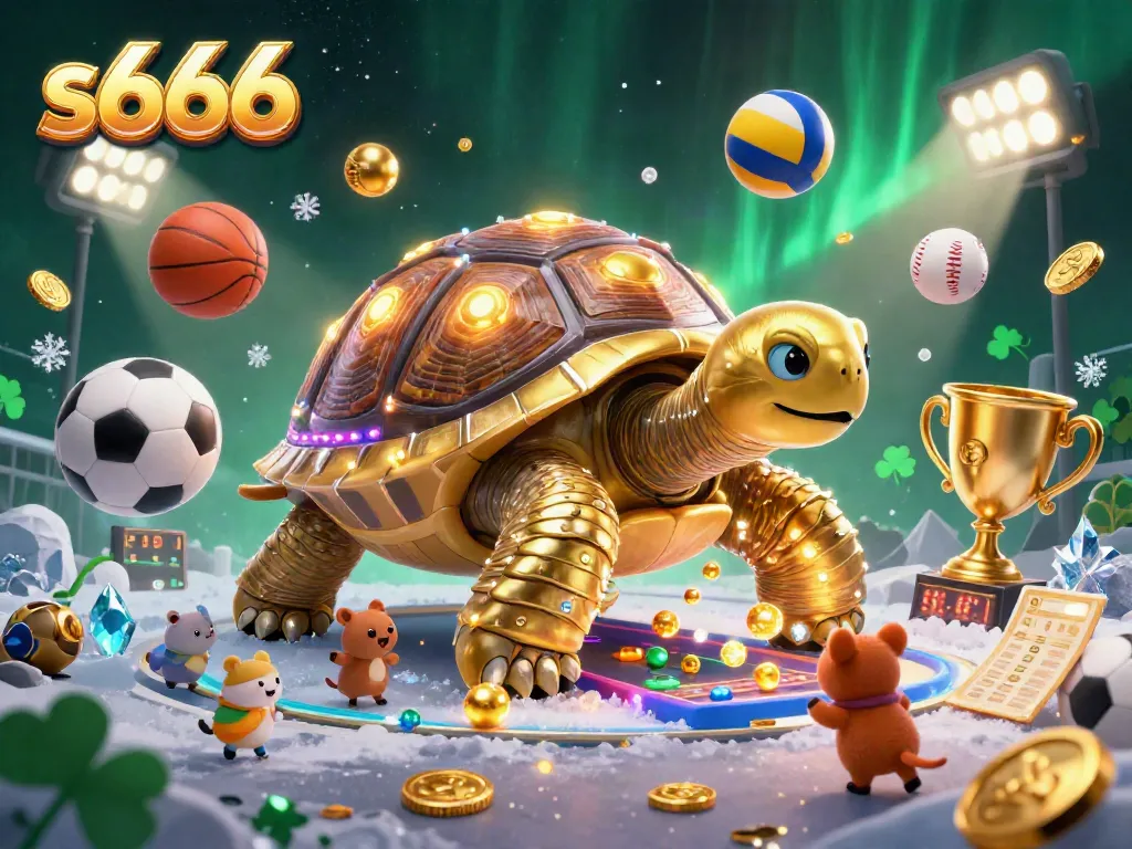 Engage with thrilling s666 gameplay featuring a golden tortoise pinball machine with vibrant action.